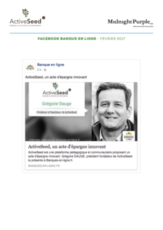 Banque en ligne • Février 2017
