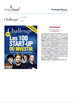 Challenges • Avril 2017
